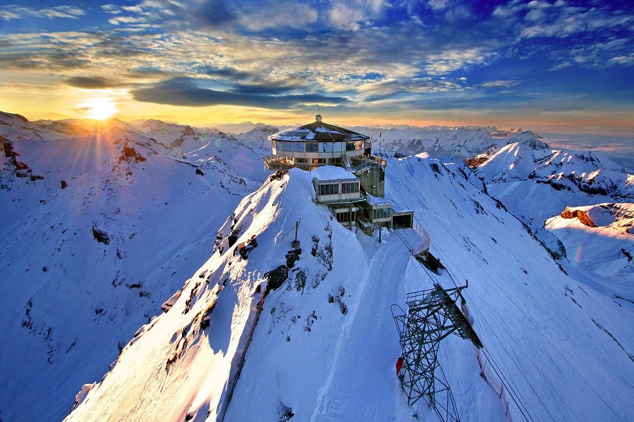 الشتاء في سويسرا